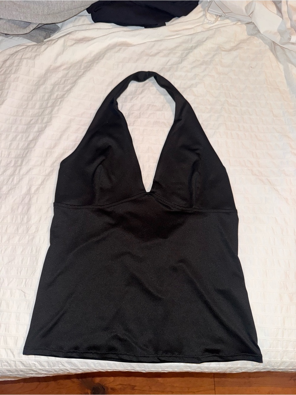 Black Halter Tank Top